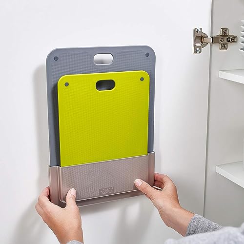 Conjunto de tábua de corte com alça e com estojo Suporte de porta armazenamento 3M adesivo para pare