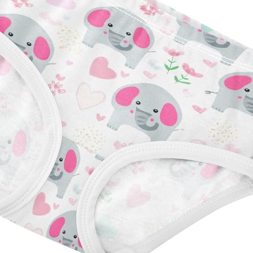 Girls' Underwear Cute Elephant Heart Toddle Brief Panties 23019334