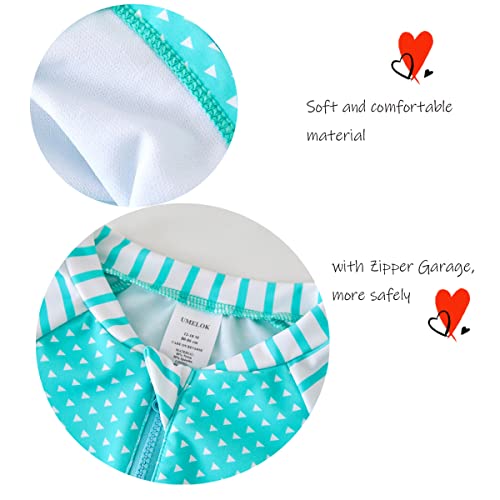 Image of UMELOK Baby Girl Swimsuit Infant UPF 50+ Bathing Suit Size Months