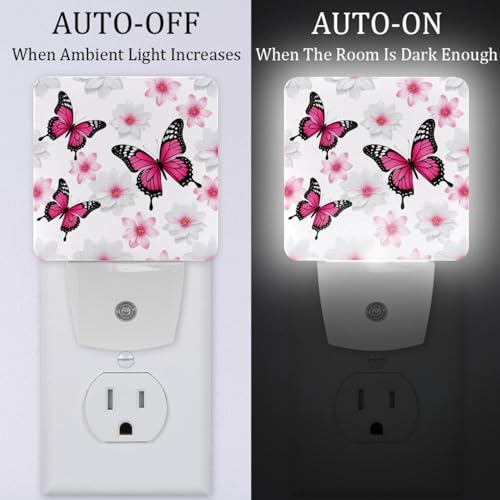 Lámpara de noche led con sensor, 2 pack, 7.6x7.6 cm miniatura 2