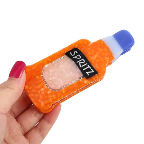 Spritz Personalised Acetate Hair Claw Clip Gift for Women Wine Bottle Clip, 1 Piece