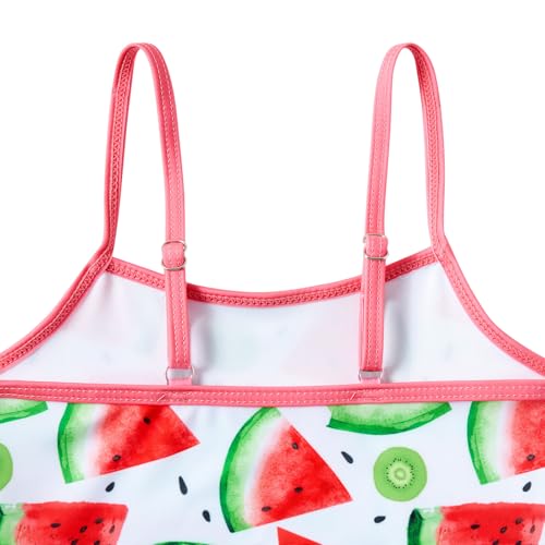 Image of Funnycokid Girls Swimsuit 3 Pieces Long Sleeve Rash Guard Set Tankini Bathing Suits Summer Kids Swimwear 3-10 Years