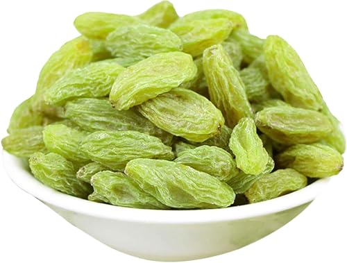 Image of MEVABITE Premium Indian Green Raisins Kishmish - Long Kismis 1kg (Naturally Sweet Kishmish | Soft & Juicy Dry Fruit | Ideal for Snacking, Cooking & Gifting | Fresh & Hygienic Packing