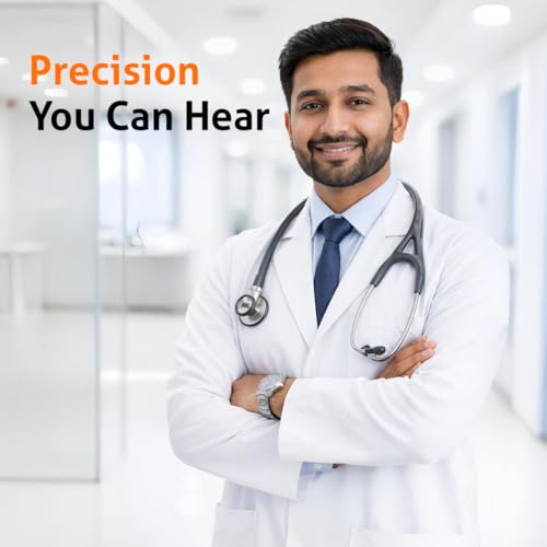 Image of BPL Medical Technologies ST-04 Aluminium Adult Chest Piece Stethoscope|High Acoustic Level, Versatile Chestpiece for Adult & Pediatric Use|Medical Instrument for Auscultation - Grey