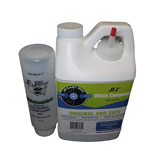 Original JFJ Disc Repair Polish Compound #2 Half Gallon