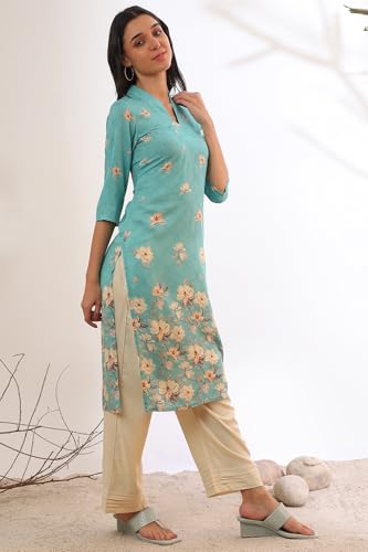 Image of Aurelia Women's Printed Straight Kurta