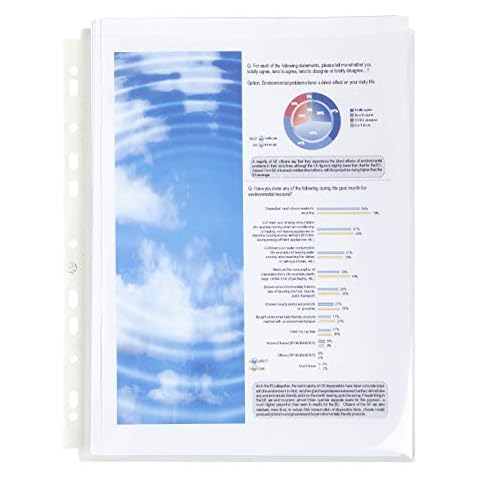 Exacompta A4 Expanding Punched Pockets Pack Cover