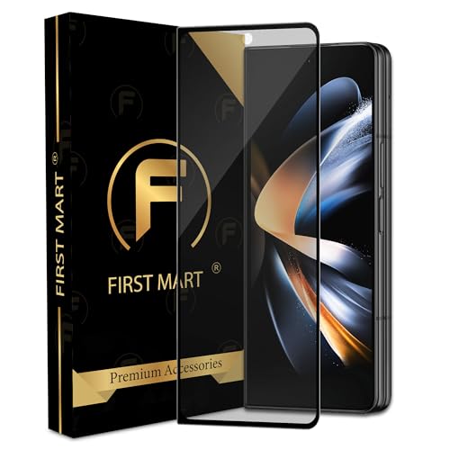 Image of FIRST MART Edge to Edge Anti Glare Matte Tempered Glass for Samsung Galaxy Z Fold 4 5G (7.6 Inch) with Easy Self Installation Kit | Matte Black Case Friendly Screen Protector