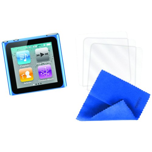Griffin GB01909 Screen Care Kit for iPod Nano 6G (3 Pack)
