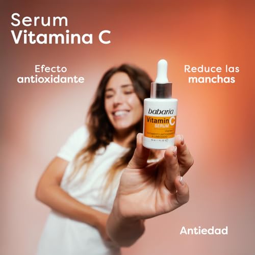 Miniatura 2 de Babaria - Serum Vitamina C | Vitamina C Cara Que Ilumina Tu Rostro| Serum Facial Mujer Y Hombre Con Naranja | Piel Luminosa 30ml | Reduce Las Manchas | 100% Vegan