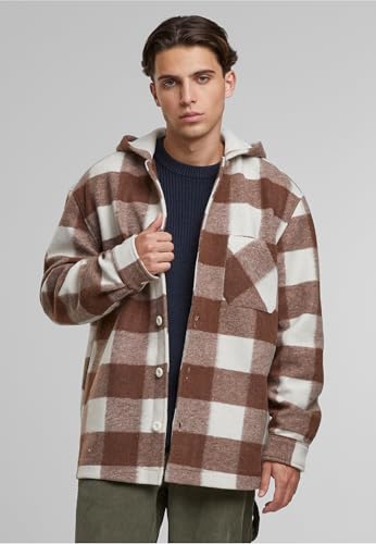 Veste à capuche Urban Classics Big Check chaude et coupe-vent - 4