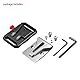 SMALLRIG Mini V Mount Batterieplatte mit Gürtelclip, V Lock Akku Montageplatte für DSLR, Kamera - 2990