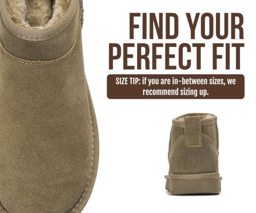 Image of Project Cloud Genuine Leather Ankle Boots for Women - Water Resistant with Memory Foam Insole Winter Boots - Trending Shoes & Comfortable Women's Ankle Boots (Hippy)