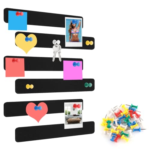 6-teilige Kork- & Filz-Pinnwand-Set – Je 30 X 30 Cm, Selbstklebend & Schalldämmend – Perfekt Für Büro, Küche Oder Homeoffice