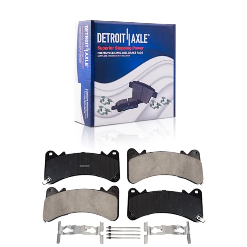 Detroit Axle - Front Brake Pads for Chevrolet GMC Silverado Sierra 1500 Yukon Tahoe Cadillac...