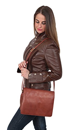Sac à main en cuir marron taille M pour vos sorties