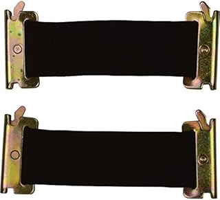 CargoSmart Standard Bungee Straps - 2-Pack, 2in.W x 6in.L, for E-Track and X-Track