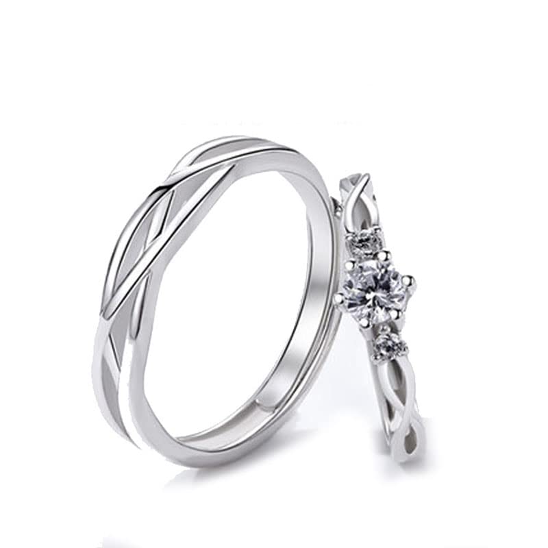 Promise rings Jane Love en argent 925 pour célébrer votre amour