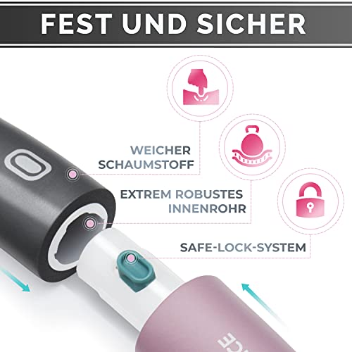 FITCELLENCE® 1,2kg, 90cm Durchmesser, 5-6 Teile, Hula Hoop Reifen für Erwachsene, zum abnehmen inkl. Anleitung für intensives Training, Anfänger und Profis