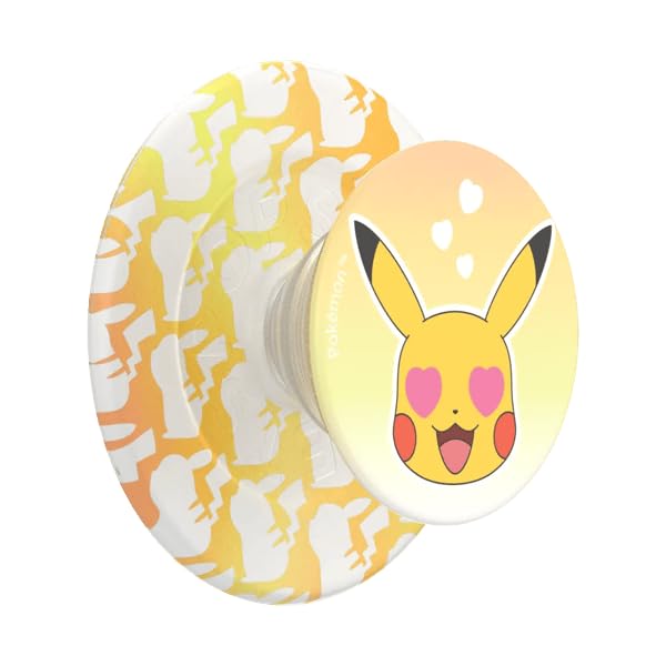 Image of PopSockets Phone Grip for MagSafe, Magnetic Holder- Love Ya Pikachu