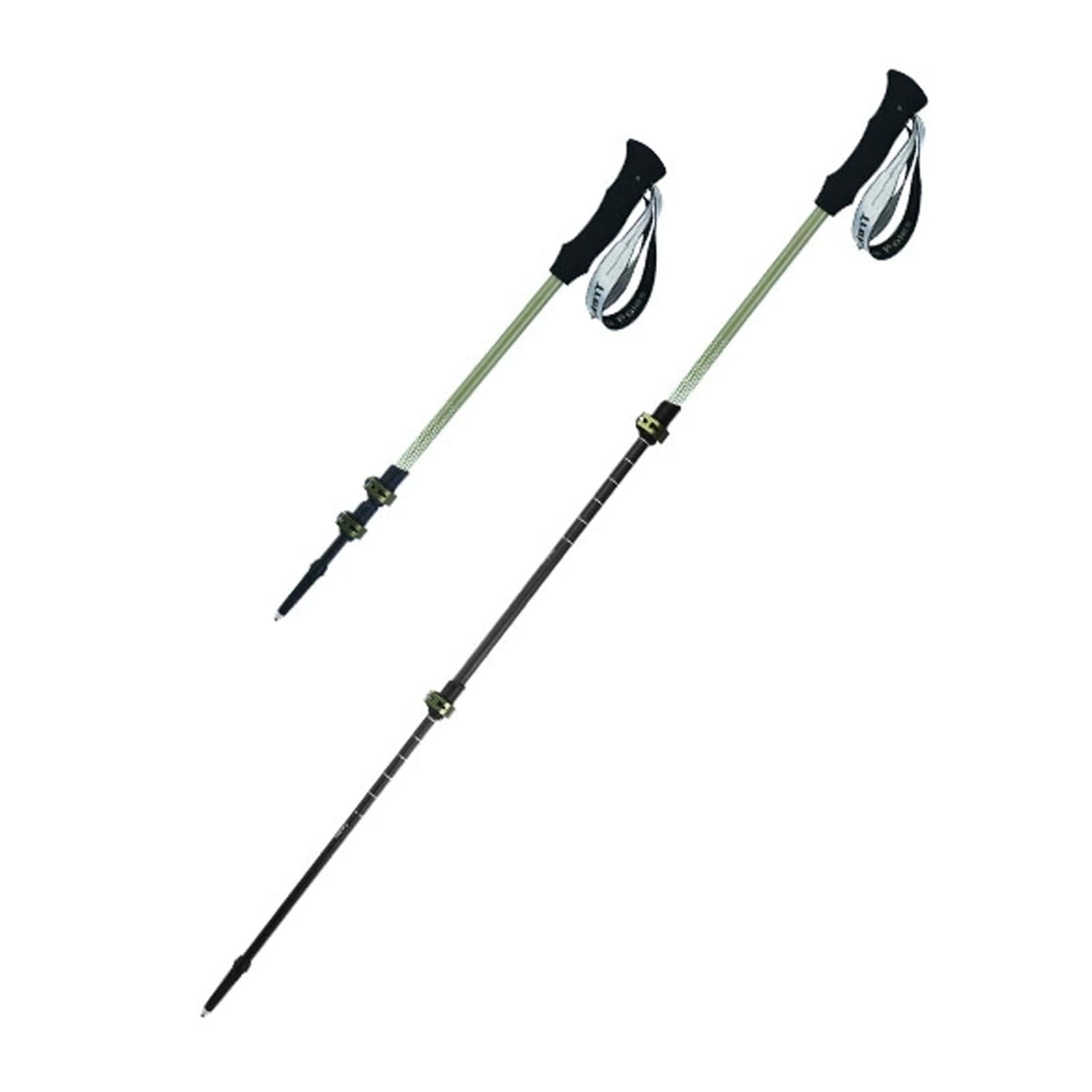 Bastones Trekking, Bastones Senderismo, Telescopicos, Fibra De Carbono, Palos Senderismo Extensible Altura Regulable, Poles Montaña, Nordic Walking, Trail Running Asfalto