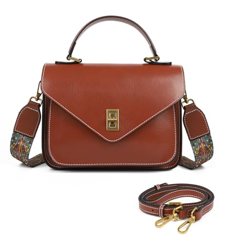 Genuine Leather Crossbody Bag for Women