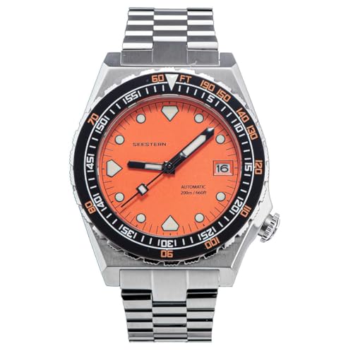Montre Automatique Seestern 600T en Acier et Lunette Céramique