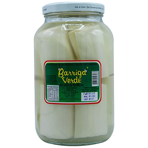 Palmito de Palmeira Real Tolete Barriga Verde 3,3Kg