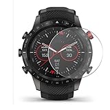 Puccy 3 Pack Tempered Glass Screen Protector Film, compatible with Garmin MARQ Athlete Performance Edition Protectors Guard new version