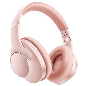 Noise Cancelling Headphones Wireless Over Ear, 50 Hours Playtime, Bluetooth 5.4 Headphones, Music & Gaming Headphone with Microphone, HiFi Stereo, Deep Bass, Soft Earpads for Cellphone/PC
