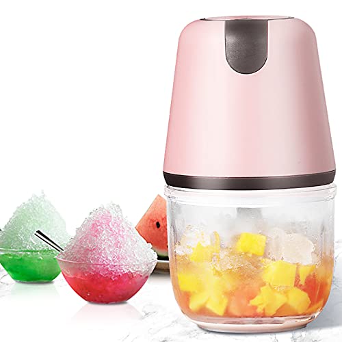 USB Wiederaufladbar Electric Eisschaver Maschine mit Edelstahl Blatt, Tragbarer Multifunktion Eisschaver Maschine…