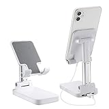 📲【Angemessene Mechanische Struktur】 Nach 20.000 Klapp- und Rotationstests kann das Gerät immer noch stabil halten. Doppelt faltbar, nach Gebrauch falten, macht das Volumen kleiner und hohe Stabilität, Sie können es in Ihre Handtasche stecken, überall hin mitnehmen.