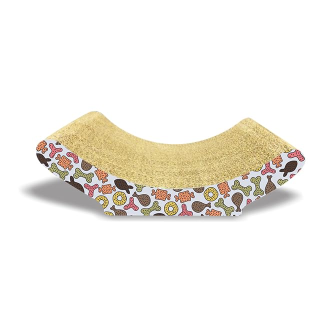 Petcrux Cat Scratching Pad, Large Tightly Corrugated Cardboard Cat Scratcher | Premium Scratch Texture Design - Lounge Bed MB04 (B0CHS2C2QX) Amazon Price History, Amazon Price Tracker