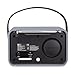 Ocean Digital WR-330 Wi-Fi Internet FM Radio Portable with Hand Strap and Passive Bass Radiator Preset Keys Rechargeable Battery Bluetooth Receiver Stress Relief Relaxation 2.4” Color Display