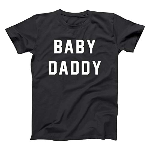 Baby Daddy Funny Hilarious New Father Dad Present Mens Shirt XXX-Large Black