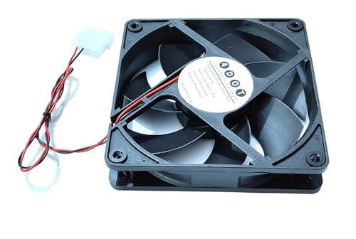 Image of Fourdot 120mm 5Inch Computer Cabinet Cooling Fan 12V 3000RPM with Molex SMPS Connector Model 12025