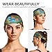 Fashionable Many Big Oranges Printed Sports Headband–Elastic, Moisture-Wicking, Suitable for Running, Yoga, and More
