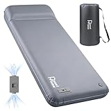 PlanetFlame Colchoneta de camping autoinflable con bomba de aire, tienda