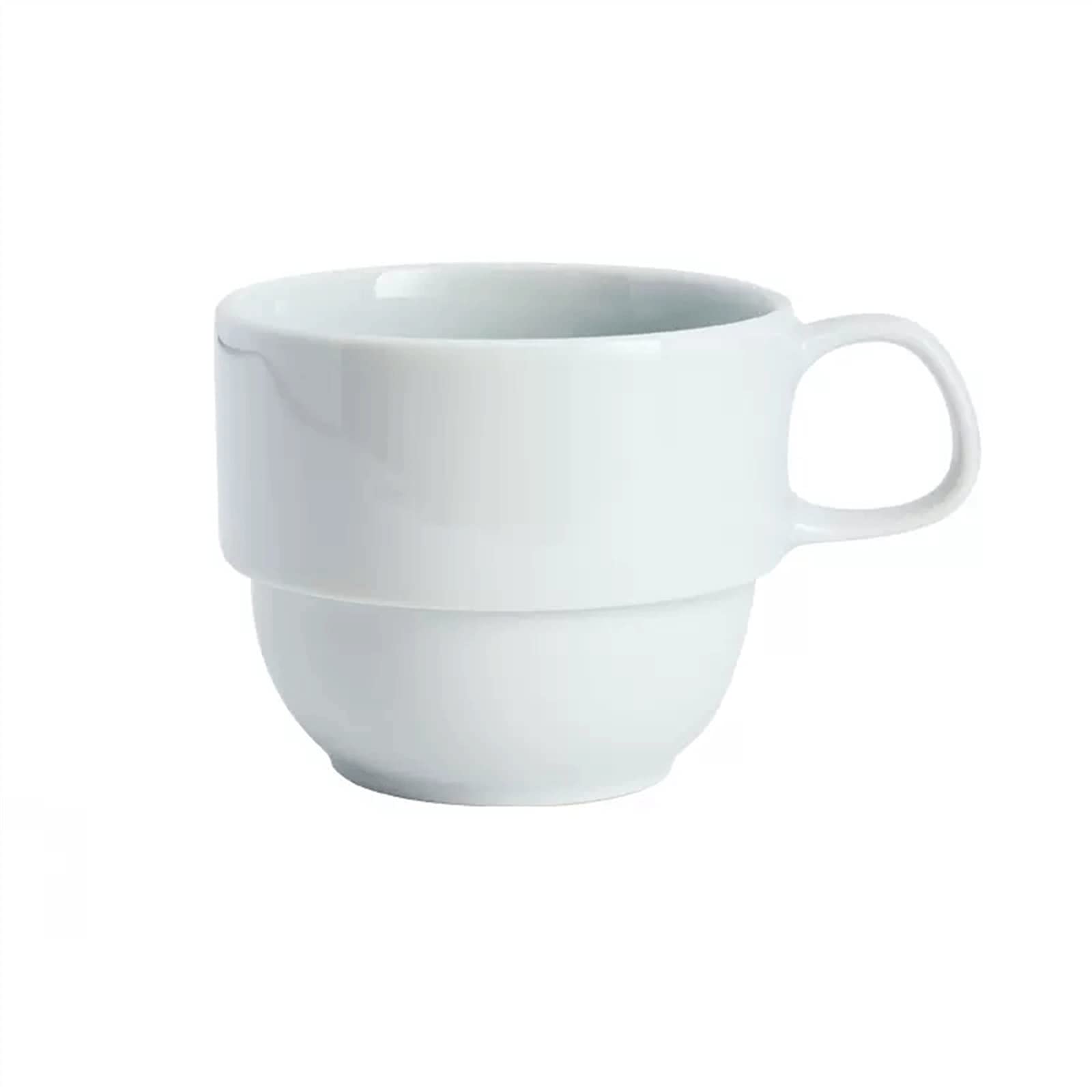 Taza de café de cerámica blanca elegante para regalar en momentos especiales