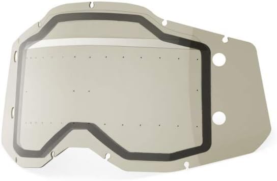 100% Armega Forecast Adult Replacement Lens Off-Road Motorcycle Goggles Accessories - Dual Pane Smoke/One Size