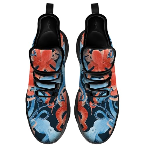 Men's Women's Octopus Shoes Fashion Sneakers Running Walking Tennis Shoes Gifts for Men Women3