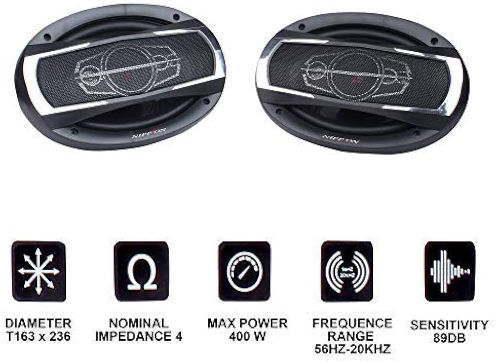 Nippon NFC 6985 6x9inch Oval Coaxial Car Speakers : Amazon.in