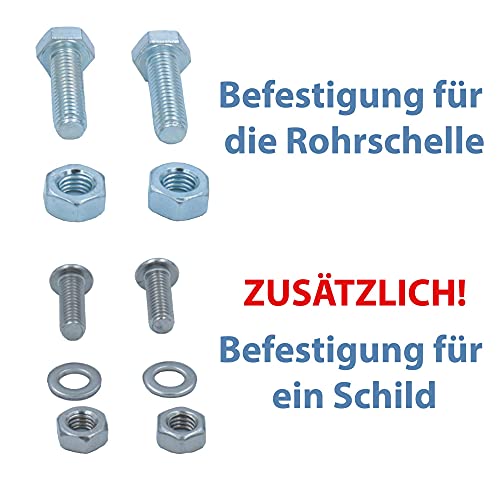 Kleberio® 1/2/5 tubo morsetti DN60 (Ø60 cm)