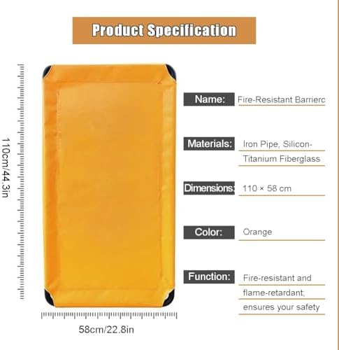 2 Panel Flame Retardant Welding Blanket, Professional Portable Welding Cover for Workshop & Industrial Use, Durable Heat Resistant Protection, Safety Gear for Welders
