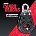 HARKEN Premium Sailing 40mm Carbo Cheek Boat Block, Part 2644