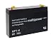 Produktbild Multipower Bleigelakku MP 7-6 6V/7000 mAh/Blei Akku/wartungsfrei/7Ah/für z. B Modellbau