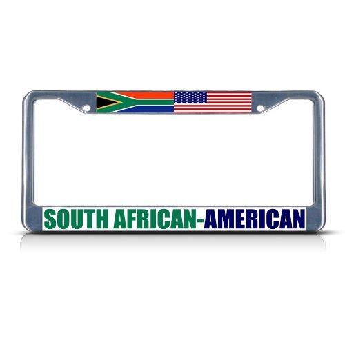 Fastasticdeals South African American License Plate Frame Tag Holder Cover