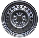 15x6' Reconditioned OEM Black Steel Wheel for 1997-2005 Chevrolet Malibu and 1999-2005 Pontiac Grand Am | 8038 9592321