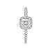 PANDORA Timeless Elegance Ring, Clear CZ 190947CZ-54 EU 7 US
