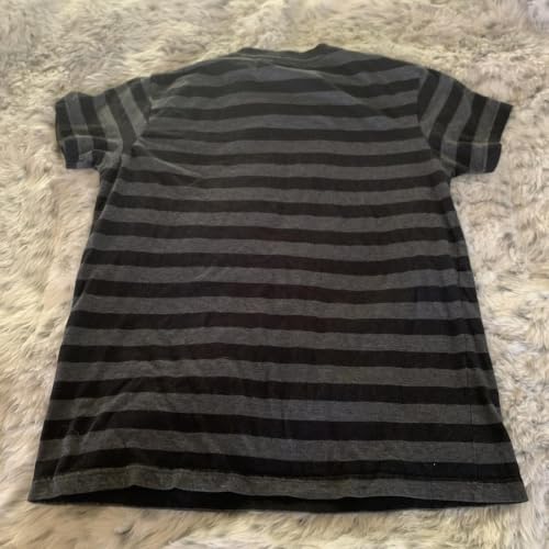 Image of Cute Striped Graphic Tees for Women Y2k Short Sleeve Preppy Teen Crop Tops